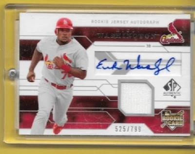 Auténtico novato UD SP 2008 Rico Washington # 525/799 Foto 1 de 2