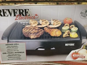 Indoor smoke-less grill, black Open Box New - Picture 1 of 11