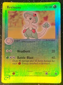 Pokemon TCG - Breloom 16/109 - EX Ruby & Sapphire (2003) Reverse holo LP - Picture 1 of 7