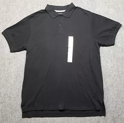 Great Northwest Polo Shirt Mens M Black Performance Pique Short Sleeve New - Image 1 of 4