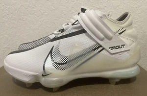 Nike Force Zoom Trout 7 White Dynamic Turquoise Baseball Cleats CI3134-102 Sz 10 - Bild 1 von 6