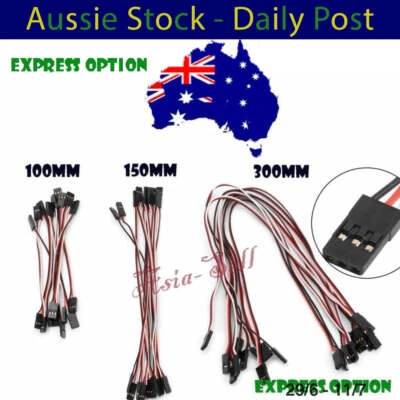 10x 5cm-50cm Male-Male Quadcopter Extension Servo Leads Cable RC Male - image 1 of 3