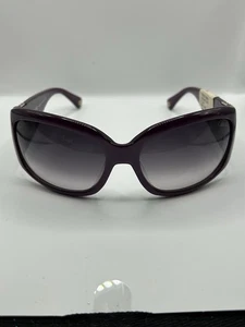 NEW Coach Jacqueline S828 Plum Sunglasses 62-17-120 Gradient Oversized - Picture 1 of 9