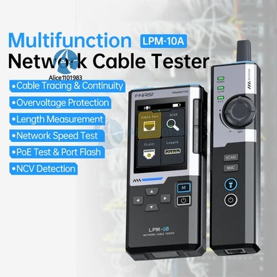 FNIRSI LPM-10A Intelligent Cable Finder RJ45/RJ11 Line Tester Network Repair - Image 1 of 4