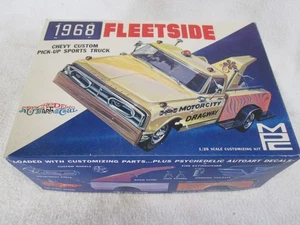 Vintage 1968 MPC Chevy Custom Fleetside pick up truck plastic model kit 868-200 - Picture 1 of 17