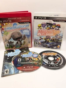 Little Big Planet GOTY Edition & Mod Nation Racers PlayStation 3 Kids Game Night - Picture 1 of 9