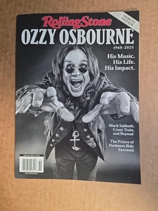 OZZY OSBOURNE TRIBUTE EDITION MAGAZINE ROLLING STONE 2025 - Picture 1 of 2