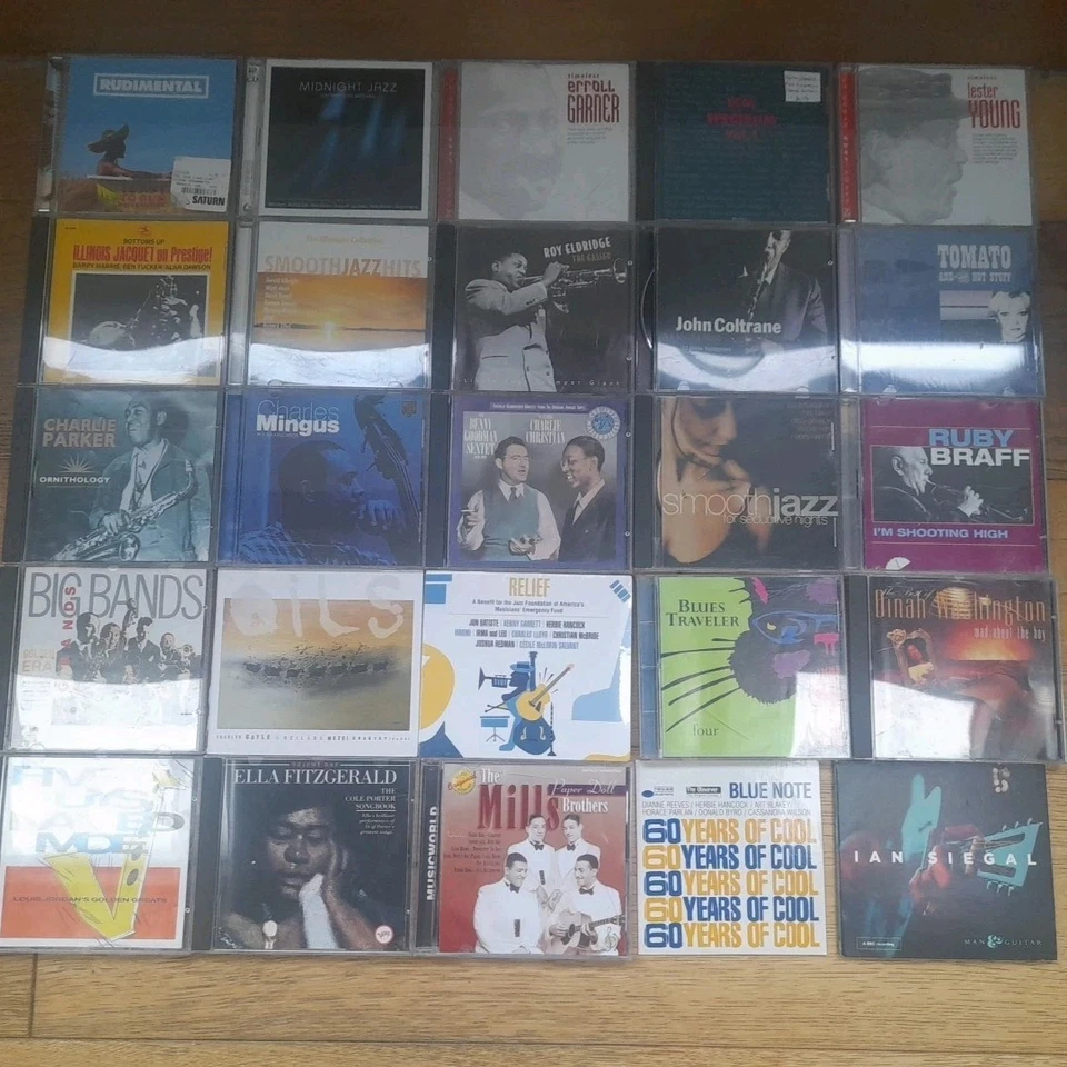 JOB LOT OF 60+  X JAZZ SWING BIG BAND  BOP CD ALBUMS LOT C - Image 1 of 3