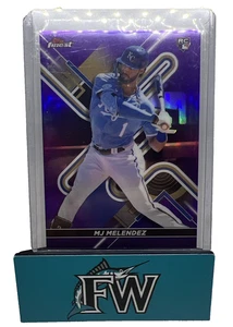 2022 Topps Finest MJ Melendez #57 Purple Refractor /250 RC Royals - Bild 1 von 2