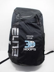 Nike Elite Backpack Duffel Travel Sports Gym BLACK - Picture 1 of 7