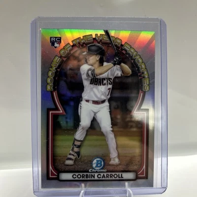 2023 Bowman - Rookie of the Year Favorites Corbin Carroll #ROYF-1 (RC) - Image 1 of 2
