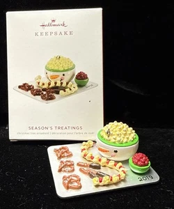 Hallmark 2019 SEASON'S TREATINGS 11th in Series Keepsake Ornament Popcorn - NEW - Picture 1 of 5