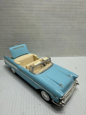 Liberty Classic 1957 Chevy Chevrolet Convertible Diecast 1:24 Car Limited Blue - Image 1 of 4