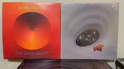 2 LP Lot Robin Trower  For Earth Below Long Mist Days First Press Shrink M- - Image 1 of 4