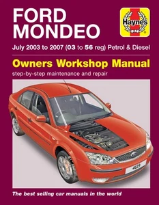 Ford Mondeo Petrol & Diesel (July 03 - 07) Haynes Repair Manual (Paperback) - Picture 1 of 11
