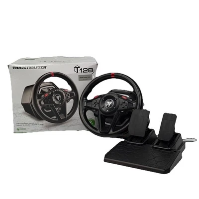 Thrustmaster T128 Force Feedback Rennlenkrad Xbox PC LED Pedale Schaltwippen - Bild 1 von 4