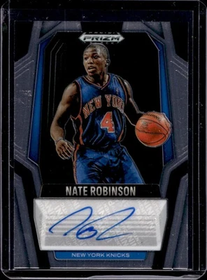 Prizm Black Nate Robinson Signatures 2024-25 automático #SIG-NAT Knicks Foto 1 de 2