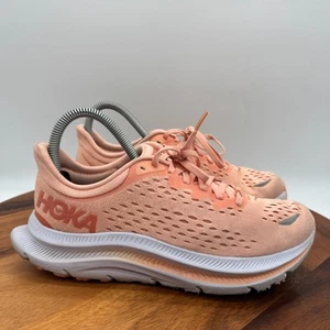 Hoka One One Kawana Shoes Womens 6.5 Peach Parfait Shell Coral Athletic Sneakers - Picture 1 of 10