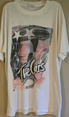 Vintage The Cars Door To Door Concert TShirt 1987 Tour Shirt One Size Handtex  - Image 1 of 4