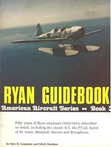 RYAN GUIDEBOOK AMERICAN AIRCRAFT SERIES BOOK 3 ST PT NAVION BROUGHAM FIREBALL - Picture 1 of 4
