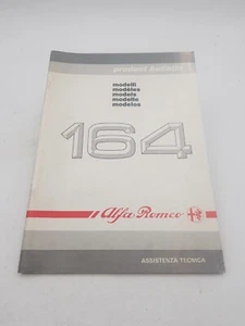 Manuale officina Alfa Romeo Alfa 164 vari modelli bollettino dati tecnici d 1987 - Foto 1 di 24