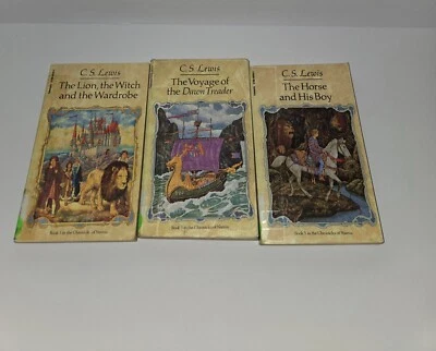 C.S. Lewis Vintage Lot of 3 Books Paperbacks 1950-1954 - Image 1 of 3