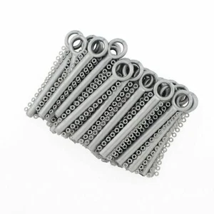 1040 Pcs Dental Orthodontic Super Elastic Ligature Tie Rubber Bands Silver Gray - Picture 1 of 8