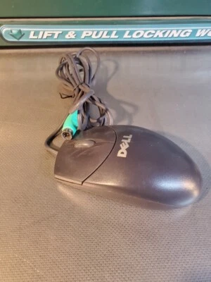 Vintage DELL Logitech PS/2 Wired Mechanical Ball Wheel Mouse Model M-S69 VG COND - Image 1 of 4