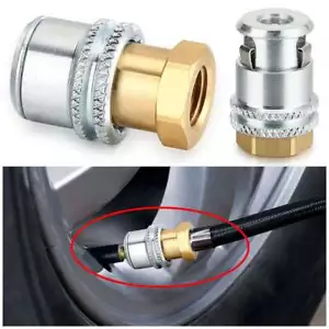 Lock On Air Chuck Closed Flow Brass Tire Air Chuck For Inflator Nozzle Adapter - Bild 1 von 12