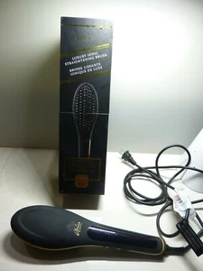 Aria"Standout"Beauty Luxury Ionic Straightening Iron INCREASES SHINE Hair Brush - Picture 1 of 3