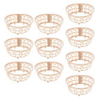  10 Pcs Plastic Hat Ring Bamboo Coolie Support Chinese Rings