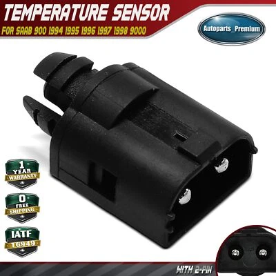 Black Ambient Air Temperature Sensor for Saab 900 1994 1995-1998 9000 1990-1998 - Image 1 of 4