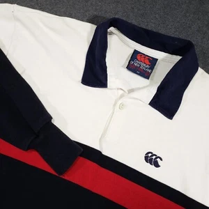 Camiseta deportiva de colección Canterbury of New Zealand Rugby roja blanca azul para hombre manga larga grande - Imagen 1 de 11