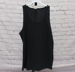 Knocker Men's Small Solid Black Tank Top 100% Cotton Made in Bangladesh RN65914 - Picture 1 of 3