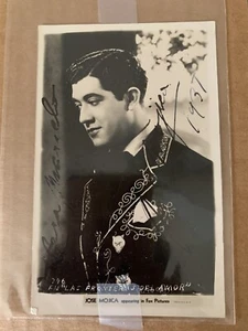 handsigniertes signed Photo Mexikanischer Sänger Jose Mojica Echtheitszertifikat - Bild 1 von 3