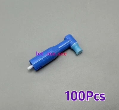100 Pcs Dental Angel 90° Disposable Prophy Cup Angles Soft Latex Free Cups Blue - Image 1 of 4