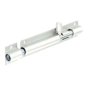 Perno de puerta recta de aluminio 150 mm - Imagen 1 de 1