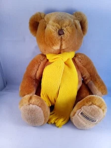 Selfridges & Co Beige with Yellow Scarf Teddy Bear - Picture 1 of 7