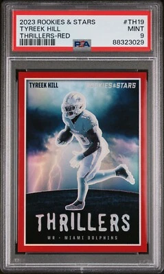 2023 Panini Rookies & Stars #TH-19 Tyreek Hill Thrillers Red #/99 - Image 1 of 3