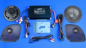J&M ROKKER 400w 2-Spkr/Amp Kit for Harley RoadGlide/Ultra - XXRK-400SP2-15RG