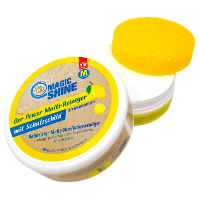 Pure100 MagicShine Allzweckreiniger Power-Multi-Reiniger Zitrone 300g Dose - Bild 1 von 4