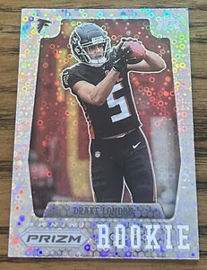 DRAKE LONDON 2022 PANINI PRIZM NO HUDDLE FLASHBACK ROOKIE RC FALCONS - Picture 1 of 2