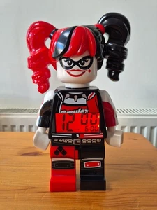 Lego 2017 DC The Batman Movie Alarm Clock mini fig - Harley Quinn - Working - Picture 1 of 5