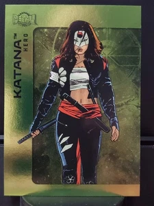 2025 Skybox Metal Universe Batman Lime Green Fx Katana 014/175  #71 - Picture 1 of 3