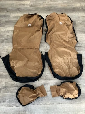 Carhartt UNIVERSAL FITTED NYLON DUCK BUCKET SEAT COVER - Carhartt Brown Lot Of 2 - Image 1 of 4