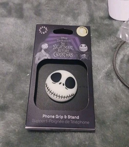 Neuf PopSockets Disney Phone Grip Stand Jack Skellington NBC Glow In The Dark - Photo 1 sur 2