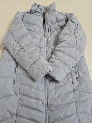 Eddie Bauer Women's Sun Valley Down Duffle Coat Size 2X Light Gray Never Worn - Image 1 of 4