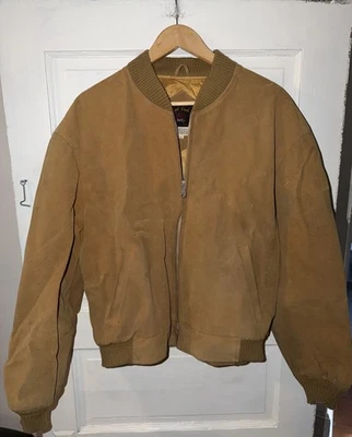 Vintage 1960s Royal Coach Suede Cotton Bomber Jacket MA-1 Style Japan Mens L - Image 1 of 4