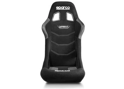 Sparco BRR0003B0K0100N Sprint+ 赛车座椅,中等,最大 34 英寸腰围,黑色 — 第 1/3 张图片