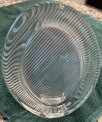 Marco de fotos Mikasa cristal transparente forma ovalada 4,5”x3” G-160 Foto 1 de 2